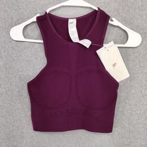 NWT Fabletics Wmn Small Serenity Sculptknit Racerback Sports Bra Tank Top Purple